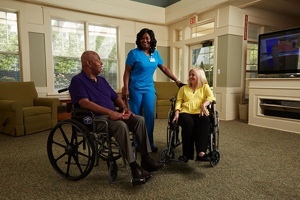 Photo of Patients in Lounge